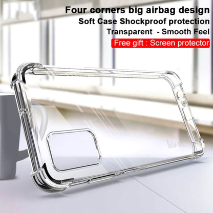 For Samsung Galaxy F52 5G IMAK All-inclusive Shockproof Airbag TPU Case with Screen Protector(Transparent) by imak