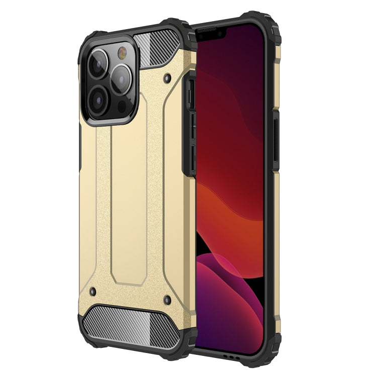 For iPhone 13 Pro Magic Armor TPU + PC Combination Case (Gold) by buy2fix