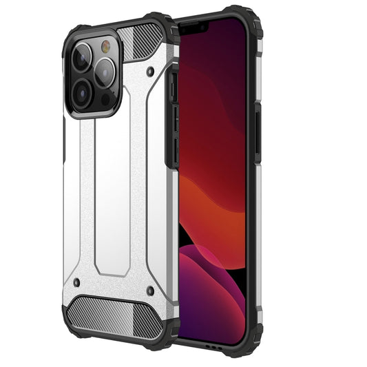 For iPhone 13 Pro Magic Armor TPU + PC Combination Case (Silver) by buy2fix