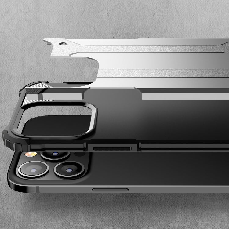 For iPhone 13 Pro Magic Armor TPU + PC Combination Case (Silver) by buy2fix