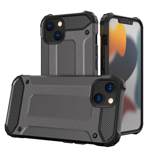 For iPhone 13 Magic Armor TPU + PC Combination Case (Grey) by buy2fix
