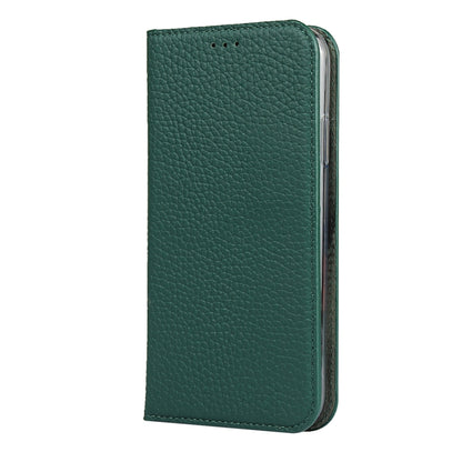 For iPhone 11 Pro Litchi Genuine Leather Phone Case (Green) - iPhone 11 Pro Cases by buy2fix | Online Shopping UK | buy2fix