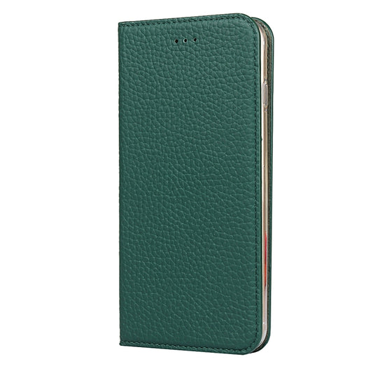 Litchi Genuine Leather Phone Case For iPhone 7 Plus / 8 Plus(Green) - More iPhone Cases by buy2fix | Online Shopping UK | buy2fix