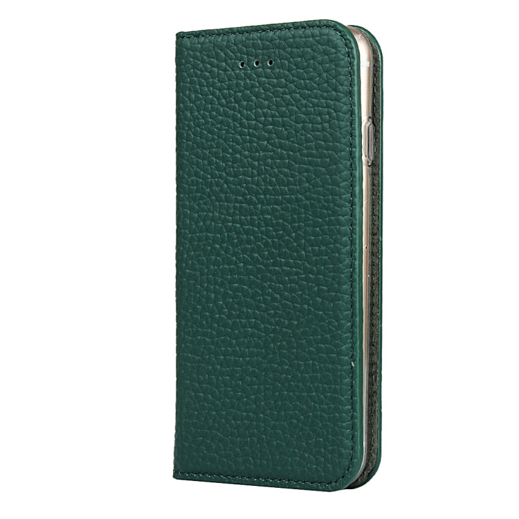 Litchi Genuine Leather Phone Case For iPhone 6 & 6s(Green) - More iPhone Cases by buy2fix | Online Shopping UK | buy2fix
