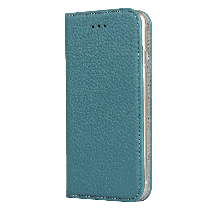 Litchi Genuine Leather Phone Case For iPhone 6 & 6s(Sky Blue) - More iPhone Cases by buy2fix | Online Shopping UK | buy2fix