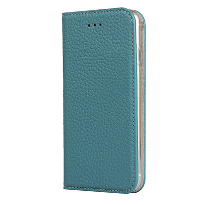 Litchi Genuine Leather Phone Case For iPhone 6 & 6s(Sky Blue) - More iPhone Cases by buy2fix | Online Shopping UK | buy2fix