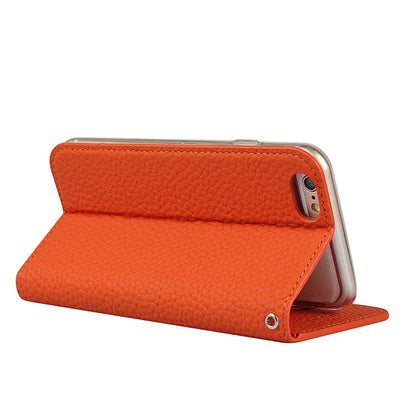 Litchi Genuine Leather Phone Case For iPhone 6 & 6s(Orange) - More iPhone Cases by buy2fix | Online Shopping UK | buy2fix