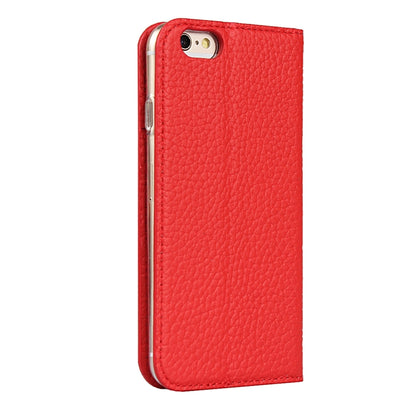 Litchi Genuine Leather Phone Case For iPhone 6 Plus & 6s Plus(Red) - More iPhone Cases by buy2fix | Online Shopping UK | buy2fix