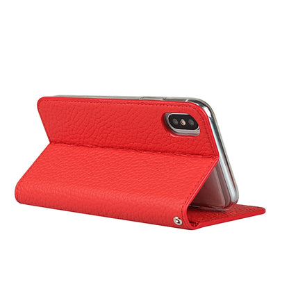 For iPhone XS Max Litchi Genuine Leather Phone Case(Red) - More iPhone Cases by buy2fix | Online Shopping UK | buy2fix