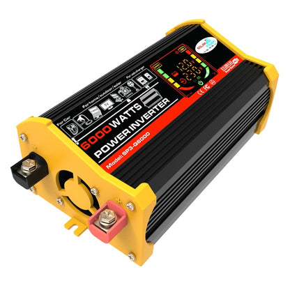 Legend III Generation DC12V to AC220V 6000W Modified Square Wave Car Power Inverter with LED Display(Black) - Modified Square Wave by buy2fix | Online Shopping UK | buy2fix
