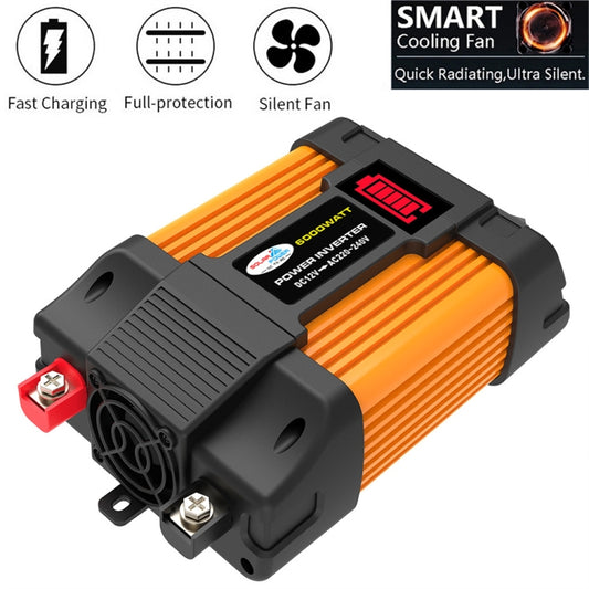 Little Wasp 12V to 110V 6000W Car Power Inverter with LED Display & Dual USB by buy2fix