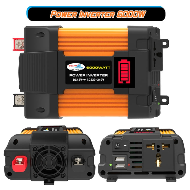 Little Wasp 12V to 110V 6000W Car Power Inverter with LED Display & Dual USB by buy2fix