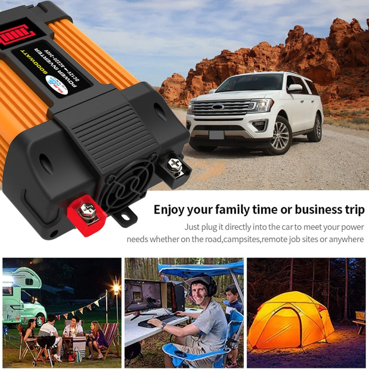 Little Wasp 12V to 110V 6000W Car Power Inverter with LED Display & Dual USB by buy2fix