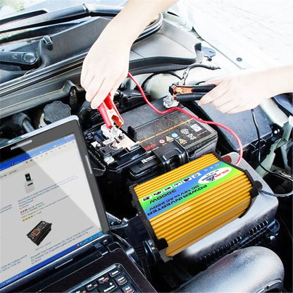 Legend I Generation DC12V to AC110V 3000W Modified Square Wave Car Power Inverter(Yellow) - Modified Square Wave by buy2fix | Online Shopping UK | buy2fix