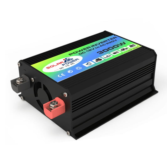 Tang I Generation 12V to 110V 3000W Modified Square Wave Intelligent Car Power Inverter with Dual USB(Black) - Modified Square Wave by buy2fix | Online Shopping UK | buy2fix