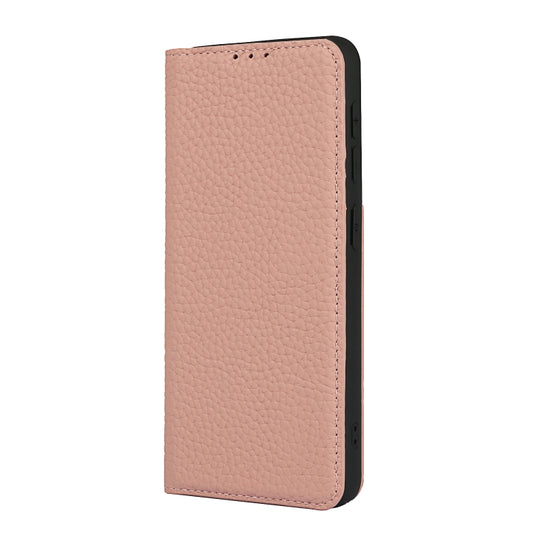 For Samsung Galaxy S21 5G Litchi Genuine Leather Phone Case(Rose Gold) - Galaxy S21+ 5G Cases by buy2fix | Online Shopping UK | buy2fix