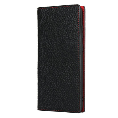 For Samsung Galaxy S20 Plus Litchi Genuine Leather Phone Case(Black) - Galaxy Phone Cases by buy2fix | Online Shopping UK | buy2fix