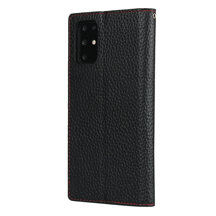 For Samsung Galaxy S20 Plus Litchi Genuine Leather Phone Case(Black) - Galaxy Phone Cases by buy2fix | Online Shopping UK | buy2fix