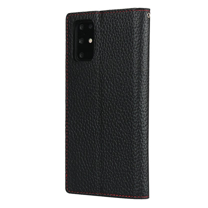 For Samsung Galaxy S20 Plus Litchi Genuine Leather Phone Case(Black) - Galaxy Phone Cases by buy2fix | Online Shopping UK | buy2fix