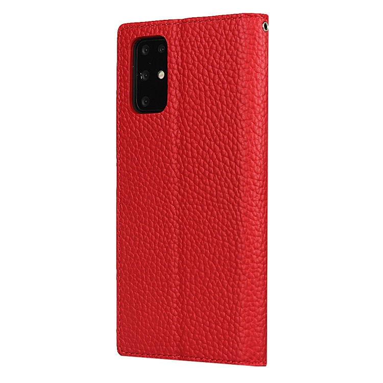 For Samsung Galaxy S20 Plus Litchi Genuine Leather Phone Case(Red) - Galaxy Phone Cases by buy2fix | Online Shopping UK | buy2fix