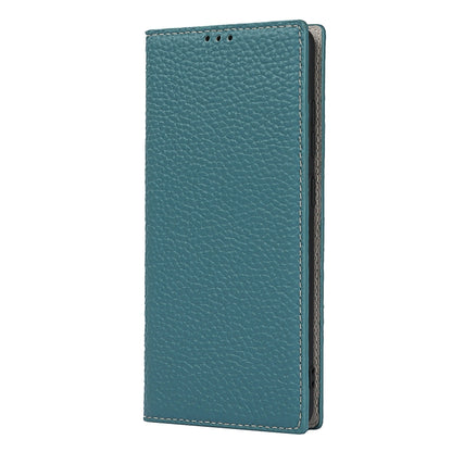 For Samsung Galaxy S20 FE Litchi Texture Horizontal Flip Top Layer Cowhide Leather Case with Holder & Card Slots & Wallet & Strap & Wire Winder(Sky Blue) - Galaxy S20 FE Cases by buy2fix | Online Shopping UK | buy2fix