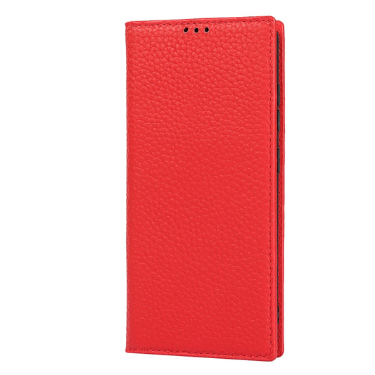For Samsung Galaxy S20 FE Litchi Texture Horizontal Flip Top Layer Cowhide Leather Case with Holder & Card Slots & Wallet & Strap & Wire Winder(Red) - Galaxy S20 FE Cases by buy2fix | Online Shopping UK | buy2fix