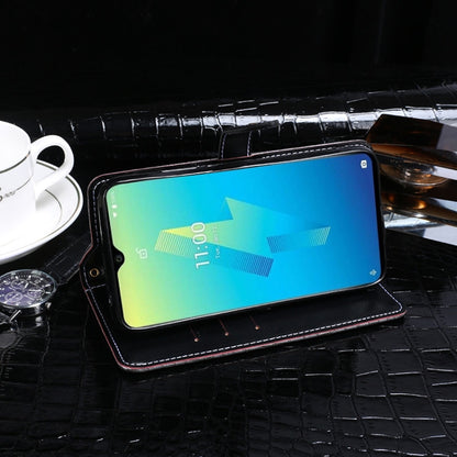For Wiko Power U10 idewei Crocodile Texture Horizontal Flip Leather Case with Holder & Card Slots & Wallet(Black) - Wiko by idewei | Online Shopping UK | buy2fix