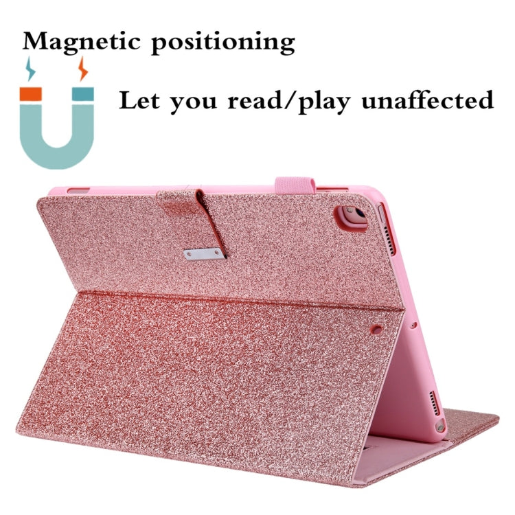 For iPad Pro 10.5 inch / iPad 10.2 Business Style Horizontal Flip Leather Case with Holder & Card Slot & Photo Frame & Wallet & Hand Strap & Sleep / Wake-up Function(Rose Gold) - iPad 10.2 Cases by buy2fix | Online Shopping UK | buy2fix