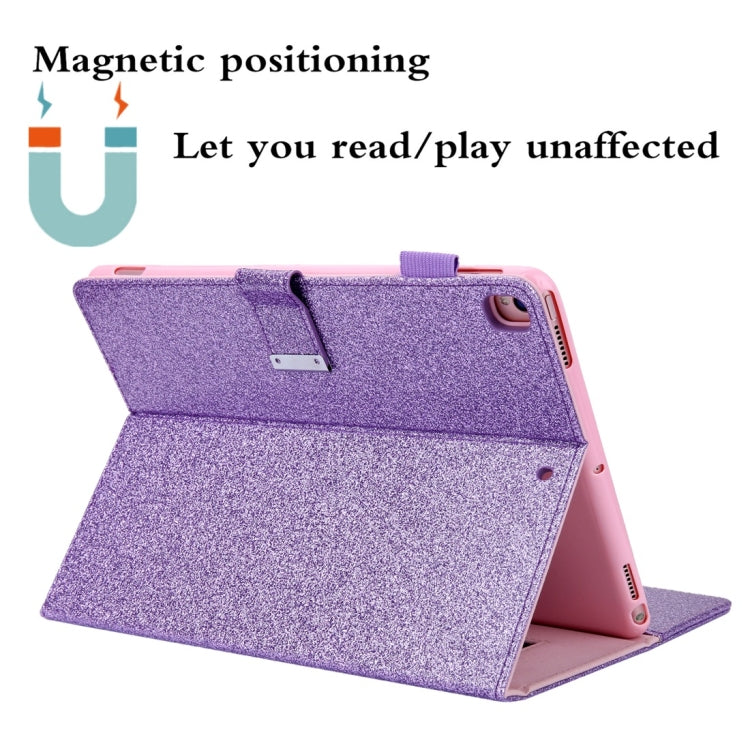 For iPad Pro 10.5 inch / iPad 10.2 Business Style Horizontal Flip Leather Case with Holder & Card Slot & Photo Frame & Wallet & Hand Strap & Sleep / Wake-up Function(Purple) - iPad 10.2 Cases by buy2fix | Online Shopping UK | buy2fix