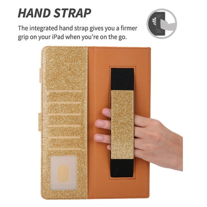 For iPad Pro 10.5 inch / iPad 10.2 Business Style Horizontal Flip Leather Case with Holder & Card Slot & Photo Frame & Wallet & Hand Strap & Sleep / Wake-up Function(Gold) - iPad 10.2 Cases by buy2fix | Online Shopping UK | buy2fix