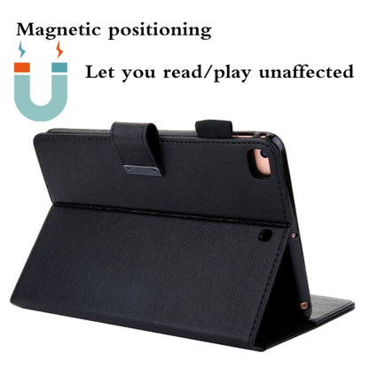 For iPad mini 1 / 2 / 3 / 4 / 5 Business Style Horizontal Flip Leather Case with Holder & Card Slot & Photo Frame & Wallet & Hand Strap & Sleep / Wake-up Function(Black) - iPad Mini 4 & 3 & 2 & 1 Cases by buy2fix | Online Shopping UK | buy2fix