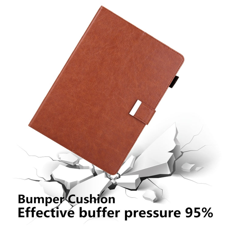For iPad mini 1 / 2 / 3 / 4 / 5 Business Style Horizontal Flip Leather Case with Holder & Card Slot & Photo Frame & Wallet & Hand Strap & Sleep / Wake-up Function(Brown) - iPad Mini 4 & 3 & 2 & 1 Cases by buy2fix | Online Shopping UK | buy2fix