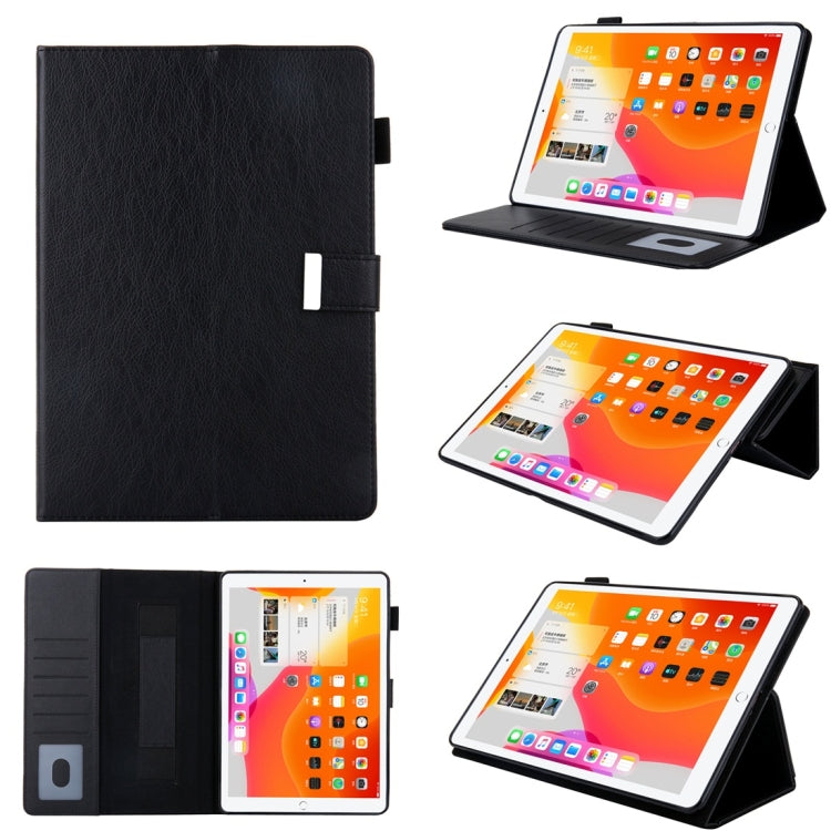 For iPad Pro 11 inch （2018） Business Style Horizontal Flip Leather Case with Holder & Card Slot & Photo Frame & Wallet & Hand Strap & Sleep / Wake-up Function(Black) - iPad Pro 11 (2018) Cases by buy2fix | Online Shopping UK | buy2fix
