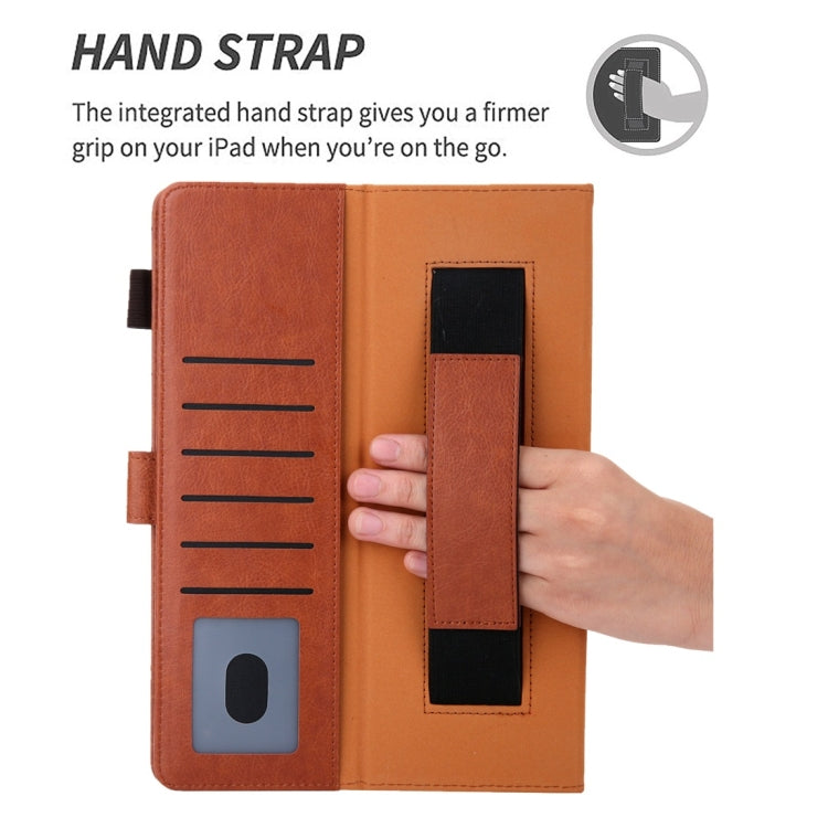 For iPad Pro 11 inch （2018） Business Style Horizontal Flip Leather Case with Holder & Card Slot & Photo Frame & Wallet & Hand Strap & Sleep / Wake-up Function(Brown) - iPad Pro 11 (2018) Cases by buy2fix | Online Shopping UK | buy2fix