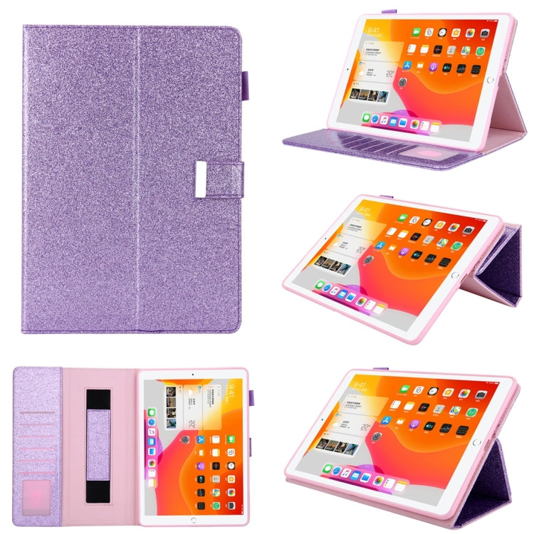 For iPad Pro 11 inch （2018） Business Style Horizontal Flip Leather Case with Holder & Card Slot & Photo Frame & Wallet & Hand Strap & Sleep / Wake-up Function(Purple) - iPad Pro 11 (2018) Cases by buy2fix | Online Shopping UK | buy2fix