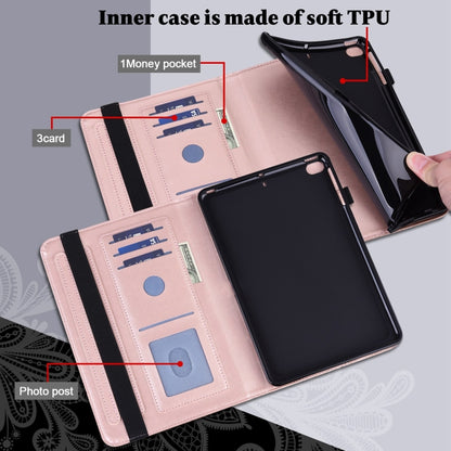 Lace Flower Embossing Pattern Horizontal Flip Leather Case with Holder & Card Slots & Wallet & Photo Frame & Sleep / Wake-up Function For iPad Pro 10.5 2017 / 10.2 2019(Rose Gold) - iPad Pro 10.5 inch Cases by buy2fix | Online Shopping UK | buy2fix