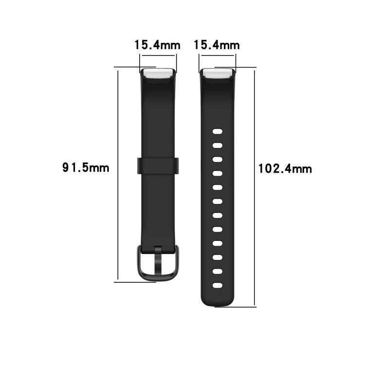 xDfind For Fitbit Luxe Silicone Color Buckle Watch Band, Size:S(Apricot) - Watch Bands by xDfind | Online Shopping UK | buy2fix