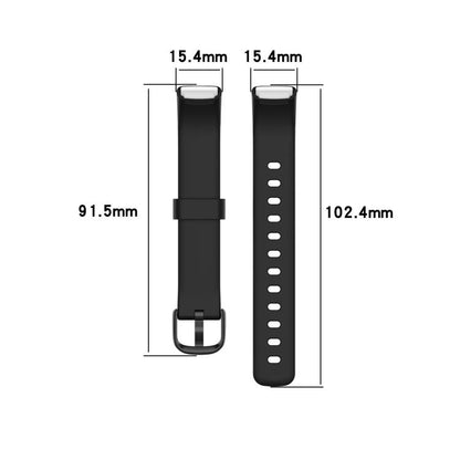 xDfind For Fitbit Luxe Silicone Color Buckle Watch Band, Size:S(Apricot) - Watch Bands by xDfind | Online Shopping UK | buy2fix