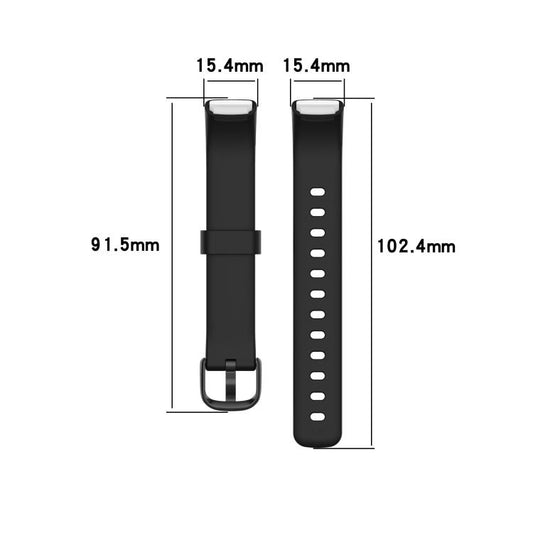 xDfind For Fitbit Luxe Silicone Color Buckle Watch Band, Size:S(Apricot) - Watch Bands by xDfind | Online Shopping UK | buy2fix