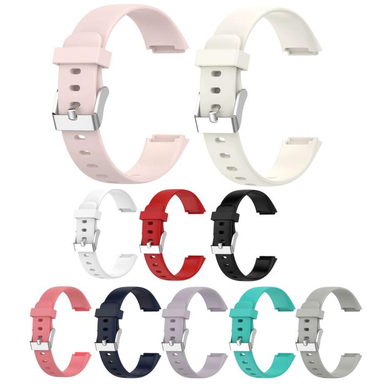 xDfind For Fitbit Luxe Silicone Color Buckle Watch Band, Size:S(Apricot) - Watch Bands by xDfind | Online Shopping UK | buy2fix