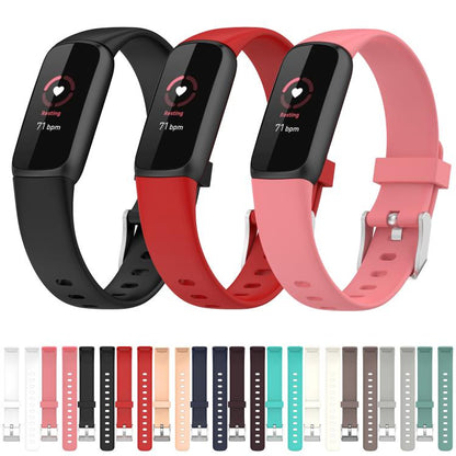 For Fitbit Luxe xDFind Silicone Watch Band, Size:S(Black) - Watch Bands by xDfind | Online Shopping UK | buy2fix