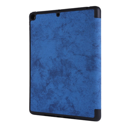 For iPad 10.2 2021 / 2020 / 2019 / iPad 10.2 2020 Silk Texture Horizontal Deformation Flip Leather Case with Holder & Pen Slot(Blue) - iPad 10.2 Cases by buy2fix | Online Shopping UK | buy2fix