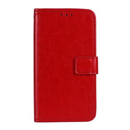 For Lenovo K13 idewei Crazy Horse Texture Horizontal Flip Leather Case with Holder & Card Slots & Wallet(Red) - Lenovo by idewei | Online Shopping UK | buy2fix
