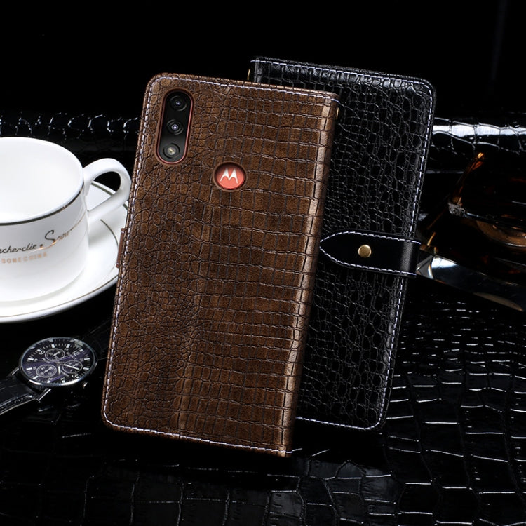 For Lenovo K13 idewei Crocodile Texture Horizontal Flip Leather Case with Holder & Card Slots & Wallet(Dark Blue) - Lenovo by idewei | Online Shopping UK | buy2fix