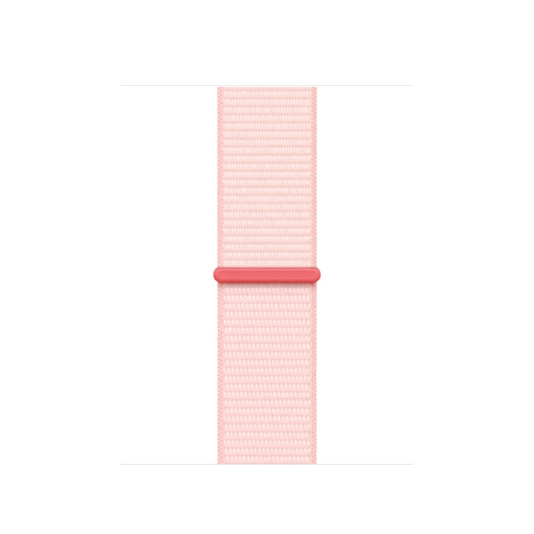 Loop Type Sport Watch Band For Apple Watch Series 9&8&7 41mm / SE 3&SE 2&6&SE&5&4 40mm / 3&2&1 38mm (Sand Pink) by buy2fix