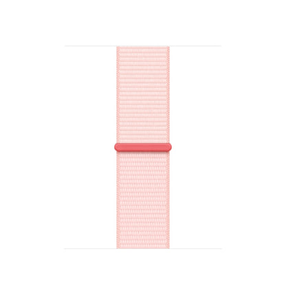 Loop Type Sport Watch Band For Apple Watch Series 9&8&7 41mm / SE 3&SE 2&6&SE&5&4 40mm / 3&2&1 38mm (Sand Pink) by buy2fix