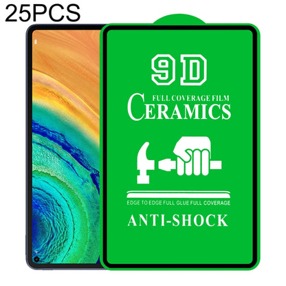 For Huawei MatePad Pro 10.8 25 PCS 9D Full Screen Full Glue Ceramic Film - For Huawei MediaPad by buy2fix | Online Shopping UK | buy2fix