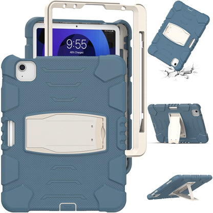 3-Layer PC + Silicone Shockproof Tablet Case with Holder For iPad Air 2020 / 2022 10.9 / Pro 11 2022 / 2021 / 2020 / 2018(Cornflower Blue) - iPad Air (2022) / (2020) 10.9 Cases by buy2fix | Online Shopping UK | buy2fix