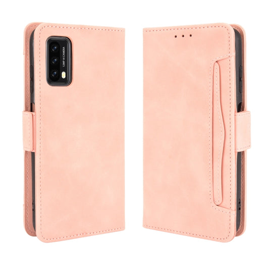 For Blackview A90 Skin Feel Calf Pattern Horizontal Flip Leather Case with Holder & Card Slots & Photo Frame(Pink) by buy2fix