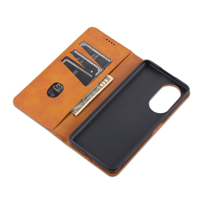 For Honor 50 SE AZNS Magnetic Calf Texture Horizontal Flip Leather Case with Card Slots & Holder & Wallet(Black) - Honor Cases by AZNS | Online Shopping UK | buy2fix